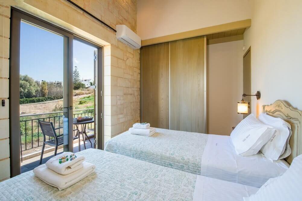 First floor: Bedroom with 2 single beds can be attached to create one king size bed
